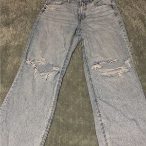 American Eagle Outfitters Light Blue Flare Jeans